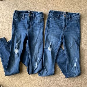 2 for 1 Hollister high rise Jean Leggings